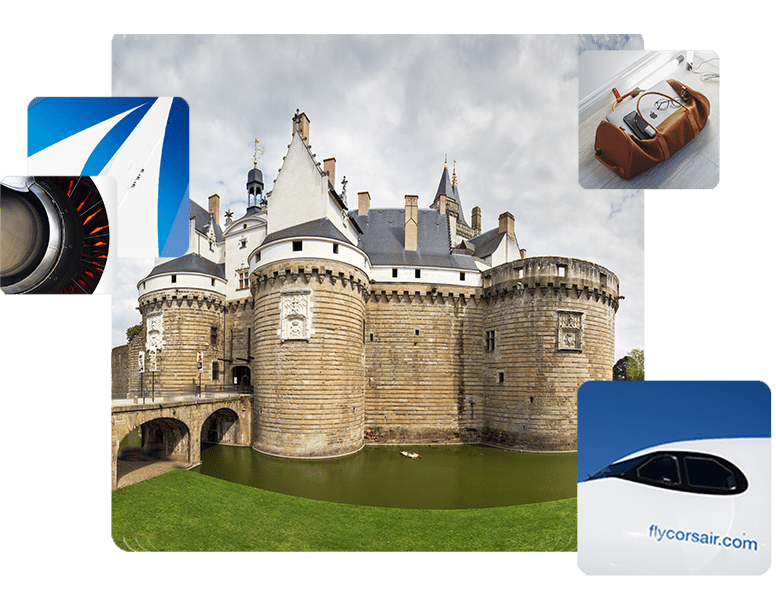 Voyagez à Nantes et découvrez le château des Ducs de Bretagne Photo du château des ducs de Bretagne