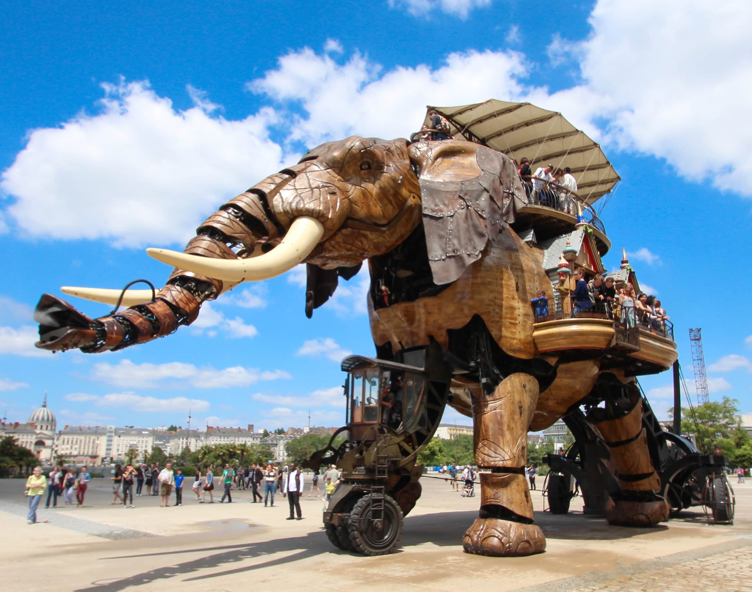 Diverses photos des grands parcs de Nantes