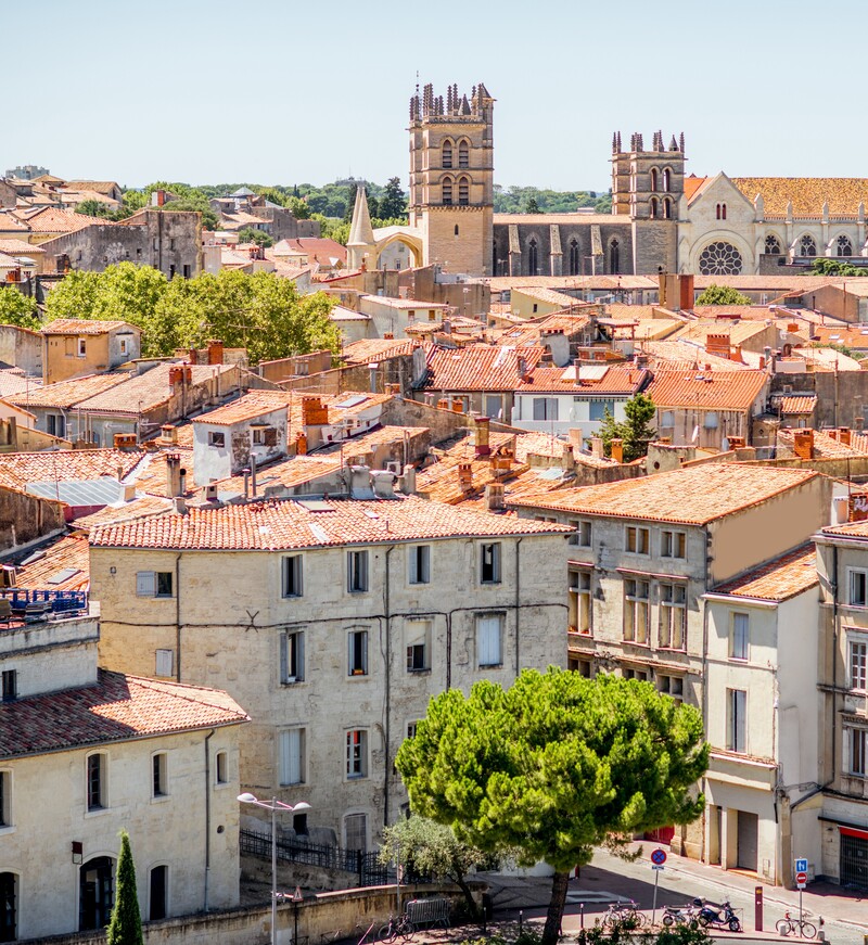 Photo de la place de la Comédie à Montpellier
