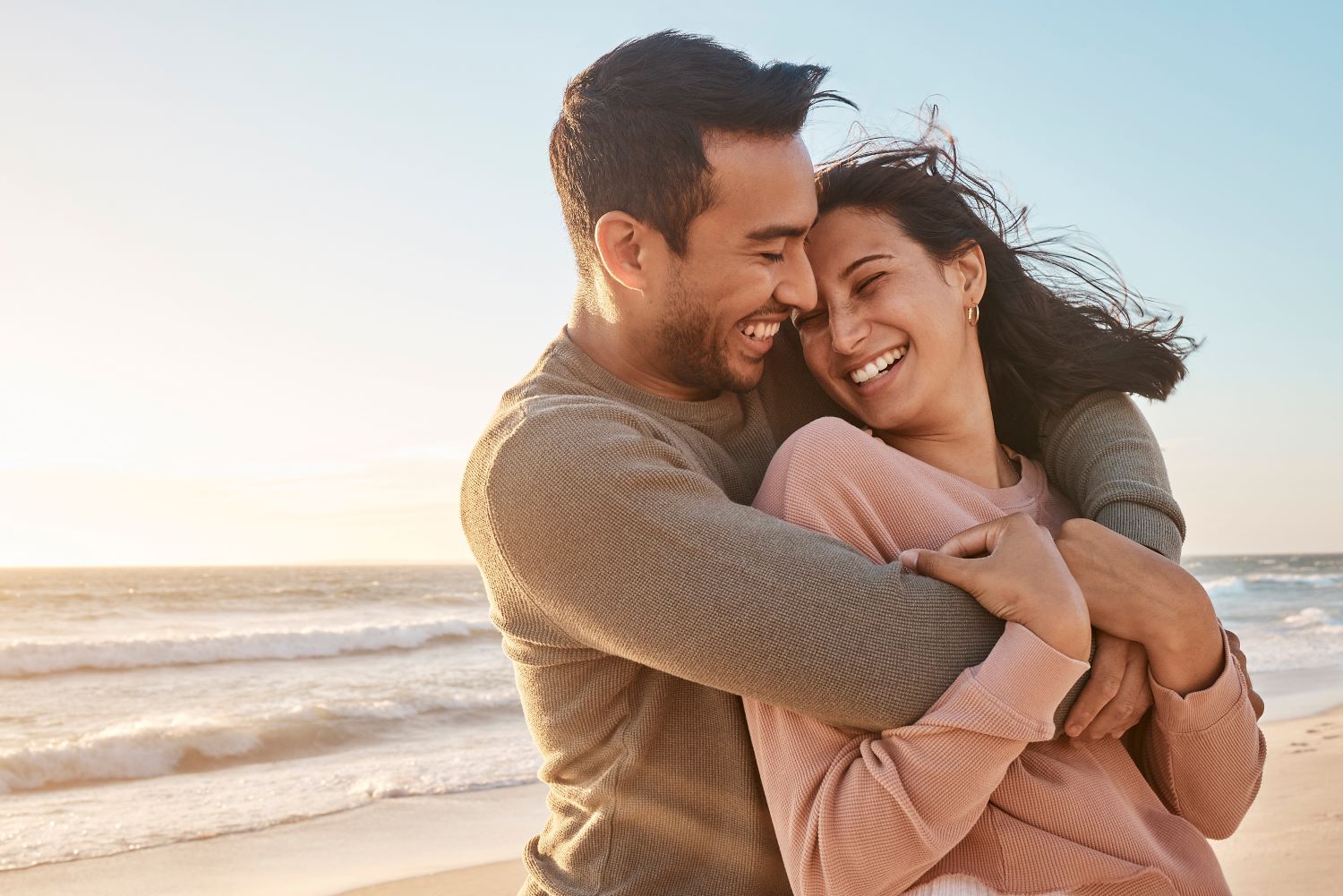 Couple sur une plage